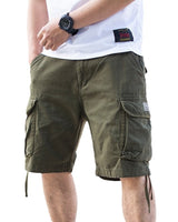 Herren Cargo-Tasche Baggy-Stil Shorts - Andres in Grün
