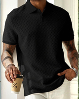 Emnet - Stylisches Polo Hemd in Schwarz