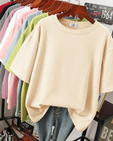 Arabella - Komfortables T-Shirt in lässiger Passform in Beige