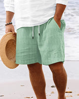 Edward - Lässige, leichte Shorts für Herren in Grün