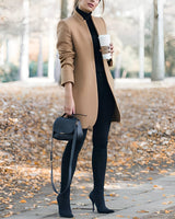 Jazmin - Bequemer Blazer in Khaki