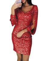 Leena – Elegantes, lässiges Minikleid in Rot