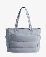 Shelly | Stilvoller Puff-Rucksack in Grau