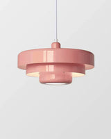 Vintage LED Hängeleuchte - TimelessGlow in Rosa