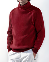 Jarrett - Pullover mit Kragen in Rot