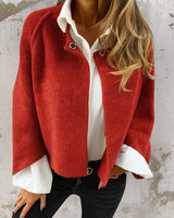 Judith™ | Elegante, warme kurze Jacke in Rot