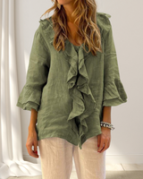 Raffaella | Elegante Bluse in Grün