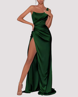 Eloise - Elegantes Maxikleid mit Tube-Top für Damen in Grün