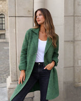 Mathei – Langärmelige Jacke Mit Knöpfen in Grün