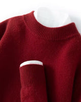 Wayne - Bequemer und warmer Pullover in Rot