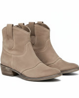Sadie | Gepolstert Runde Spitze Cowboy-Stiefeletten in Braun
