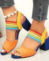Homare - Elegante, Bequeme Sandale in Orange