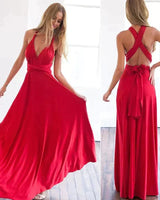 Vielseitiges Elastisches Wickelkleid - Denise in Rot
