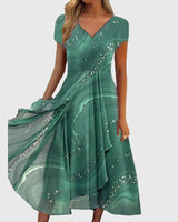 Osyla - Weiches Midikleid in Grün