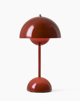 LED Tischlampe - LumiSphere in Rötliches Braun