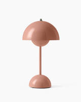 LED Tischlampe - LumiSphere in Beige Rot