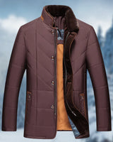 ADLER - Hochwertige Winterjacke für Herren in Rot