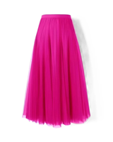 Maleah - Eleganter Faltenrock in Rose Red