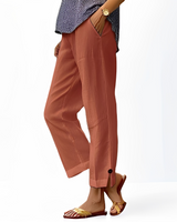 Kassia - Hose mit lockerer Passform in Orange