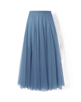 Maleah - Eleganter Faltenrock in Blau
