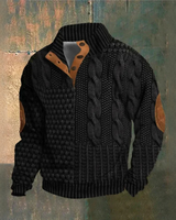 Ronald - Bequemer und warmer Pullover in Schwarz