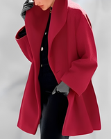 Elian - Schicker und warmer Mantel in Rot