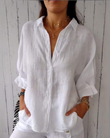 Reena - Bequemes und legeres Shirt in Weiß