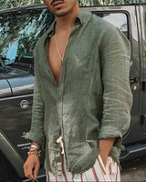 Harlo - Bequemes Langarmshirt in Grün
