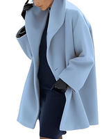 Elian - Schicker und warmer Mantel in Hellblau