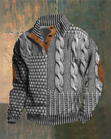 Ronald - Bequemer und warmer Pullover in Hellgrau