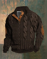 Ronald - Bequemer und warmer Pullover in Braun