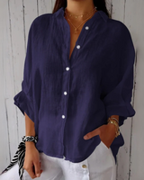 Reena - Bequemes und legeres Shirt in Blau
