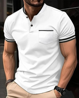Teodor - Modernes und einfaches Poloshirt in Weiß