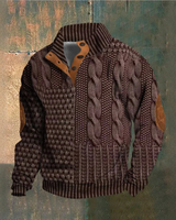 Ronald - Bequemer und warmer Pullover in Dunkelrot