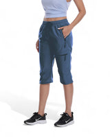 Norelia | Leichte Outdoor-Caprihose in Blau