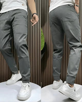 Malik – Stilvolle Freizeithose in Dunkelgrau