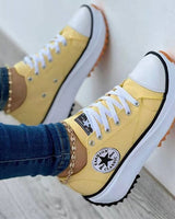 Ilyse  | Trendige orthopädische Sneaker in Gelb