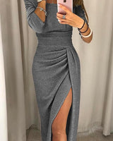 Averelle | Elegantes Chic Kleid in Grau