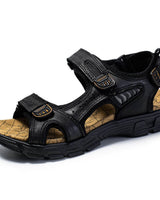 Alain – Orthopädische Rutschfeste Sandale in Schwarz