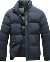 Warme Designer Winterjacke für Herren in Blau
