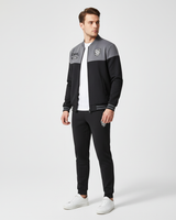 Baseball Stil Trainingsanzug -  Eddie in Grau