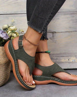 Bibiana | Damen Orthopädische Sandalen Bequem Sommer in Grün