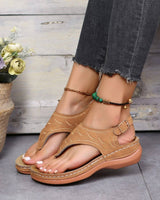 Bibiana | Damen Orthopädische Sandalen Bequem Sommer in Beige