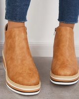 Stella - Komfortable und modische Stiefel in Hellbraun