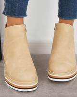 Stella - Komfortable und modische Stiefel in Beige