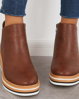 Stella - Komfortable und modische Stiefel in Dunkelbraun