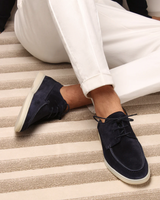 Elegante Sommer-Loafers in Marineblau