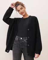 Leah - Eleganter und bequemer Blazer in Schwarz