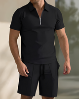 Giovanni – Modernes und Bequemes Herren-Set in Schwarz