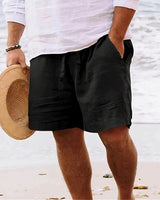 Martin - Bequeme Herren-Shorts mit lockerer Passform in Schwarz